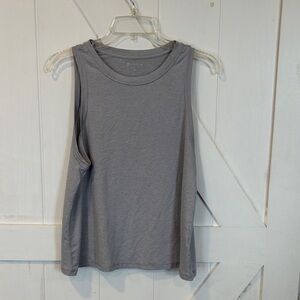Athleta Gray Muscle Tee
